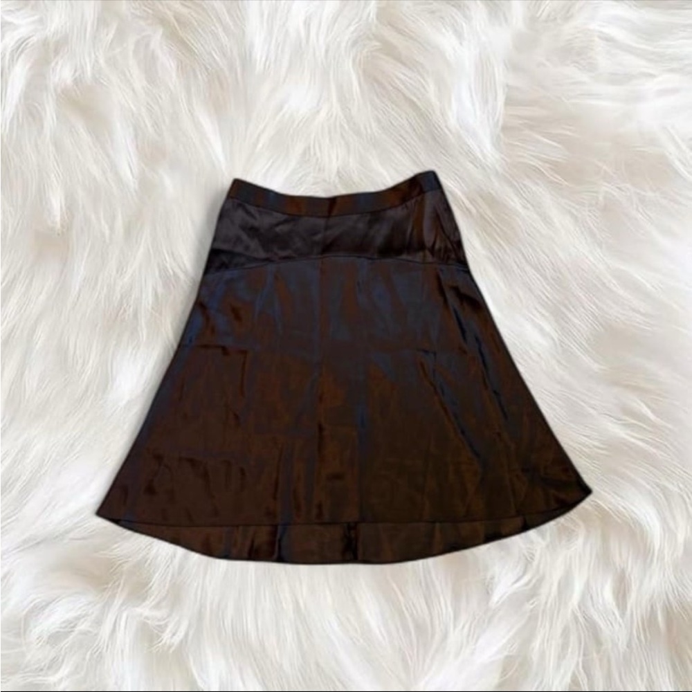 Banana Republic Brown Silk Skirt